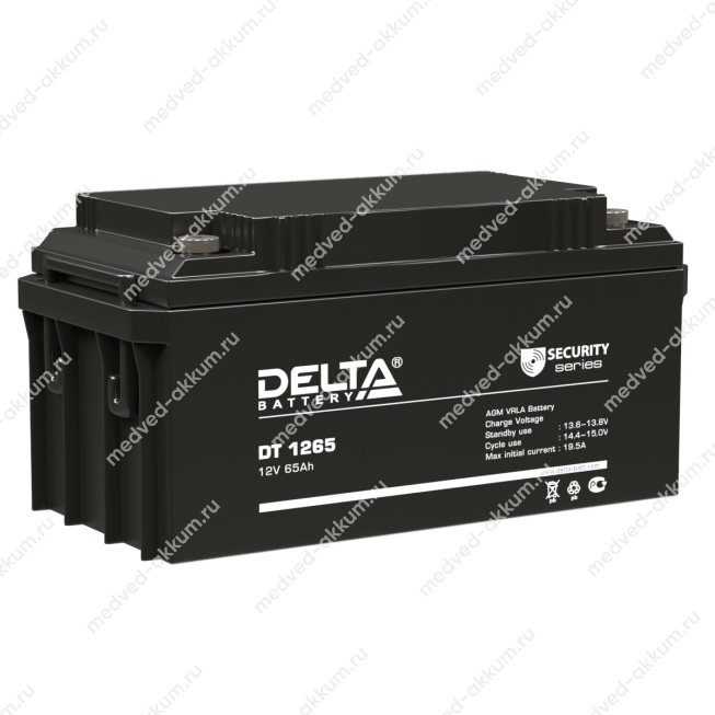 Delta DT 1265 12V 65 Ач