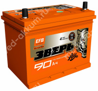 Зверь-Азия EFB 90 Ач обр. 110D26L