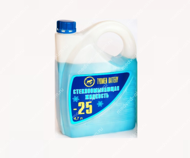 Автомобильная стеклоомывающая жидкость марки ТС-25 канистра 4,7л.