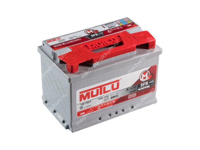 Mutlu SFB 75 Ач пр. L3