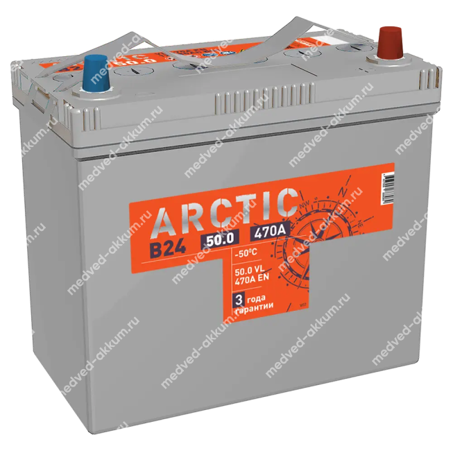 Titan ArcticAsia EFB 50 Ач обр. B24L