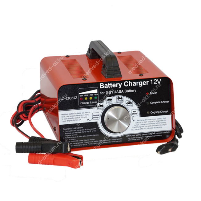 Зарядное устройство GS YUASA BC-12065Z 12V- 6.5A (2-80 Ач)
