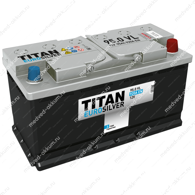 Titan Eurosilver 95 Ач обр. L5