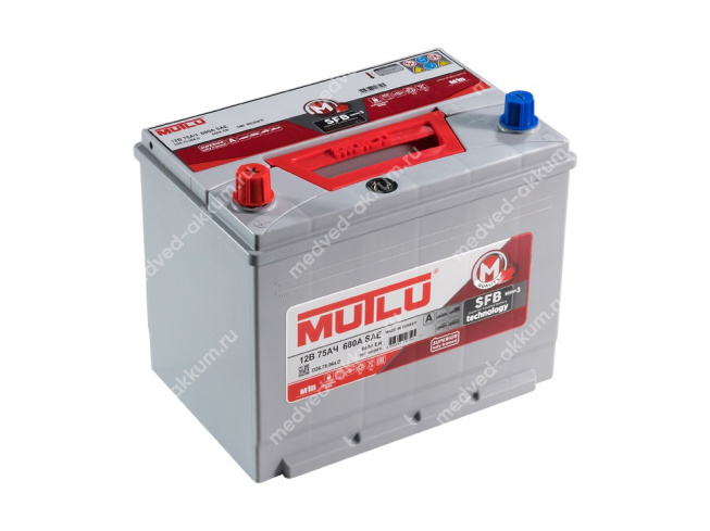 Mutlu Asia SFB 75 Ач пр. 80D26FR