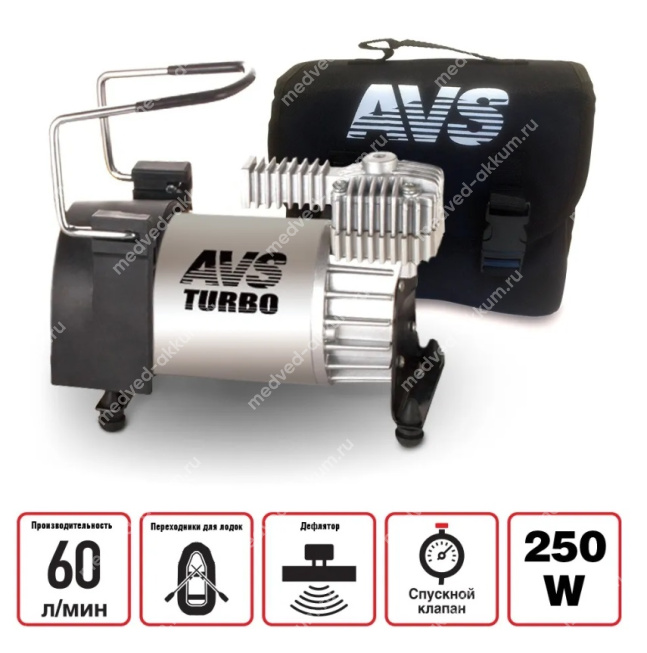 Компрессор автомобильный AVS KS600