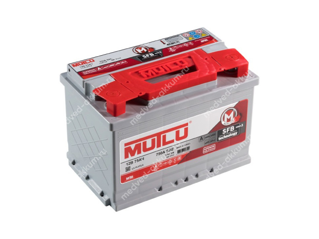 Mutlu SFB 75 Ач обр. L3