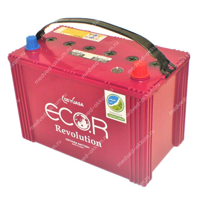 GS Yuasa EFB ECOR Revolution 90 Ач обр. 130D31L