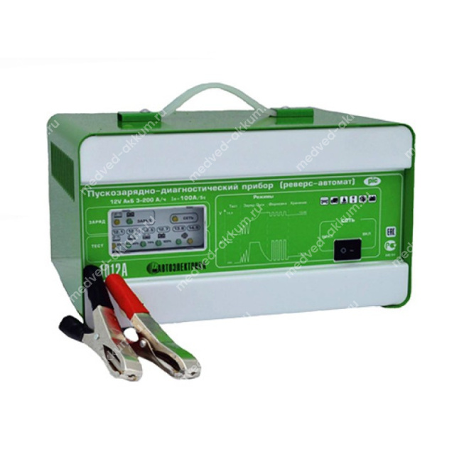 Пуско-зарядное устройство Автоэлектрика Т1012AP автомат-реверс 12V*1-20A-заряд 100А-пуск