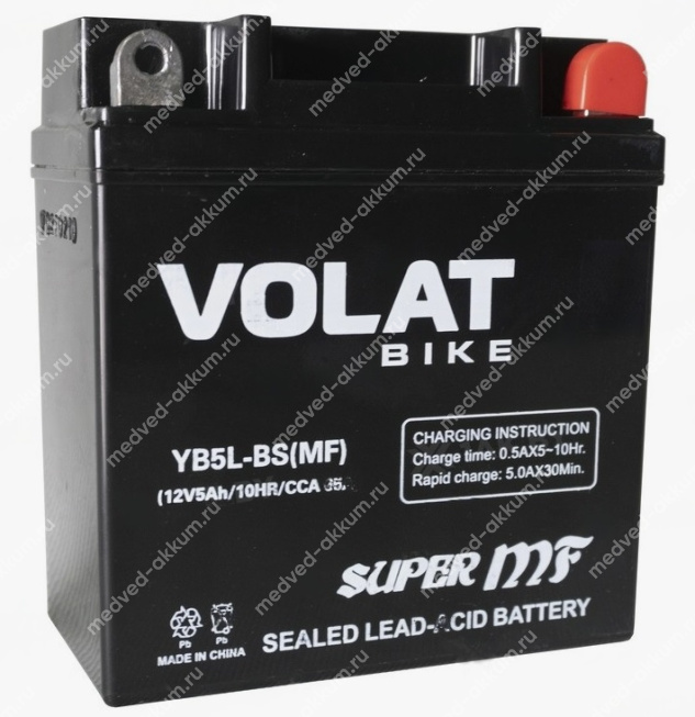 Volat AGM 5 Ач YB5L-BS 