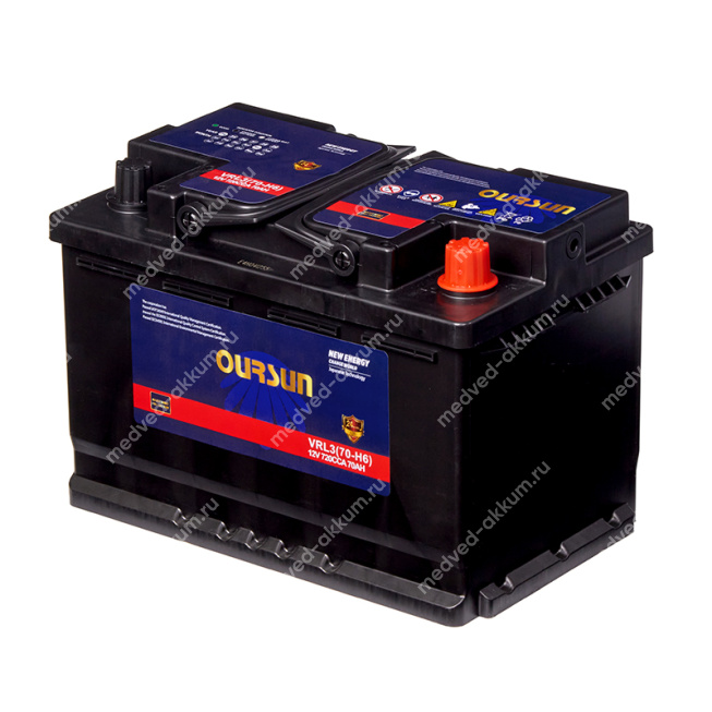 Oursun AGM 70 Ач обр. L3