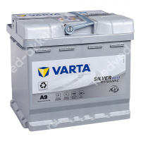 Varta StartStop Plus AGM 50 Ач обр. A9 L1