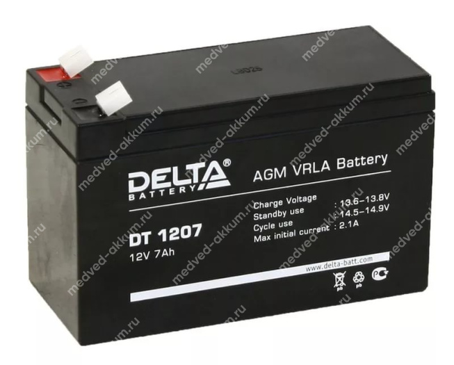 Delta DT 1207 12V 7 Ач