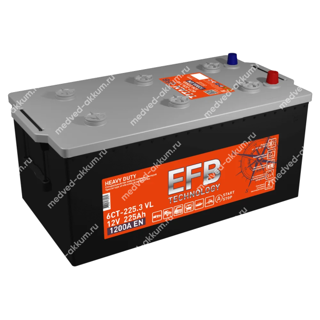 Titan EFB 225 Ач евро C