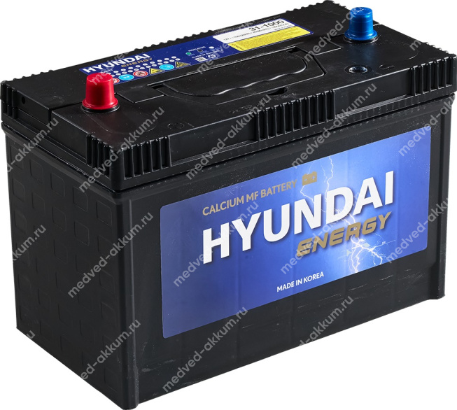 HYUNDAI Energy 100 Ач унив. 31-1000 (конус) D33