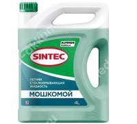 Стеклоомывающая жидкость летняя Sintec "Мошкомой", 4л.