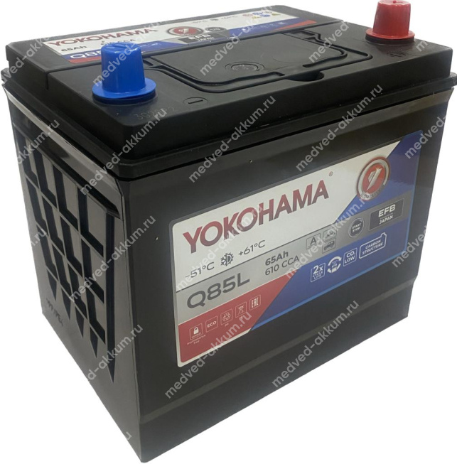 Yokohama EFB 65 Ач Q85 обр. D23L