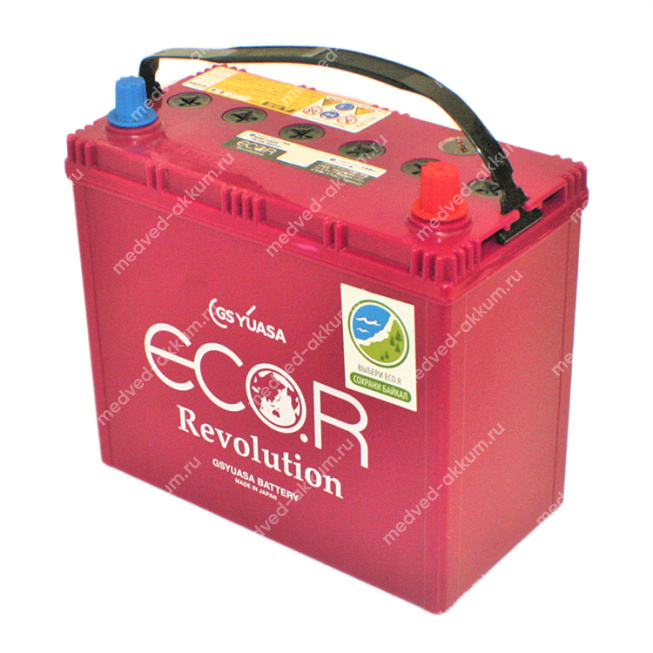 GS Yuasa EFB ECOR Revolution 50 Ач обр. 75B24L
