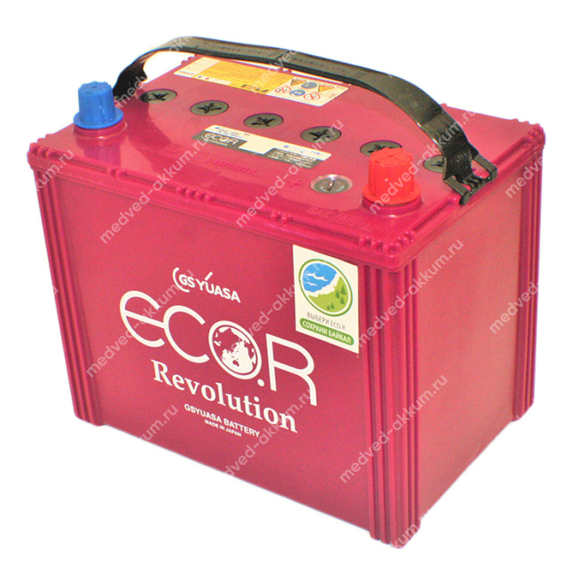 GS Yuasa EFB ECOR Revolution 80 Ач обр. 110D26L
