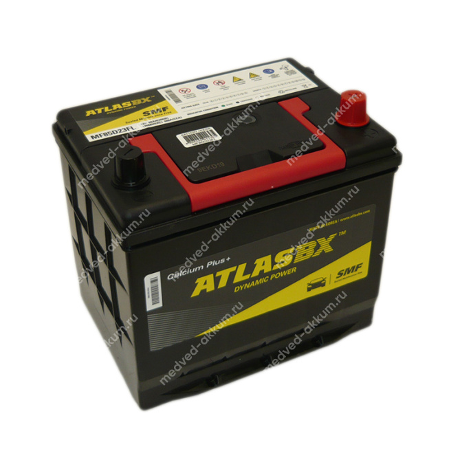Atlas MF 68 Ач обр. MF85D23FL борт.