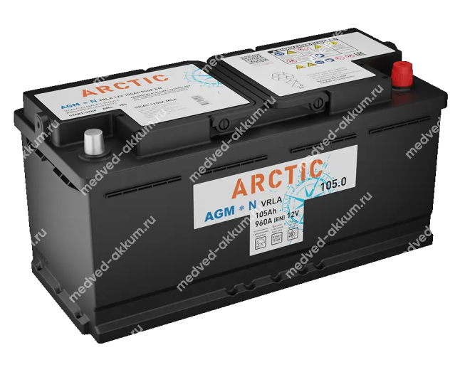 Arctic AGM 105 Ач обр. L6