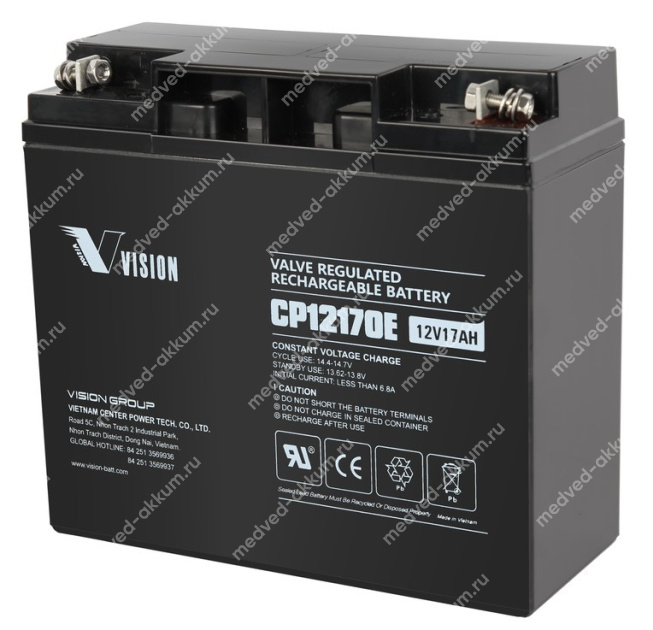 Vision CP12170E 12V 17 Ач