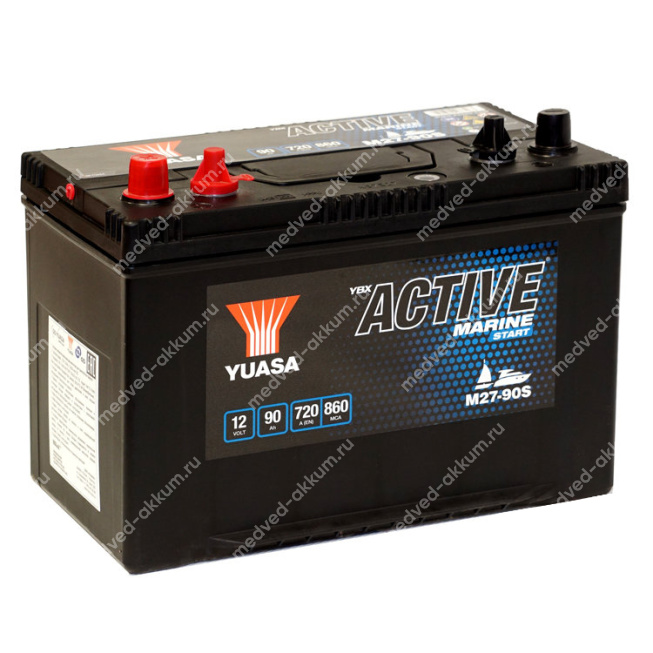 GS Yuasa Marine start M27-90S 90 Ач пр. D31R
