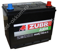 ZUBR Premium Asia 80 Ач обр. D26L